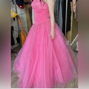 Size 2 Pink Prom Dress